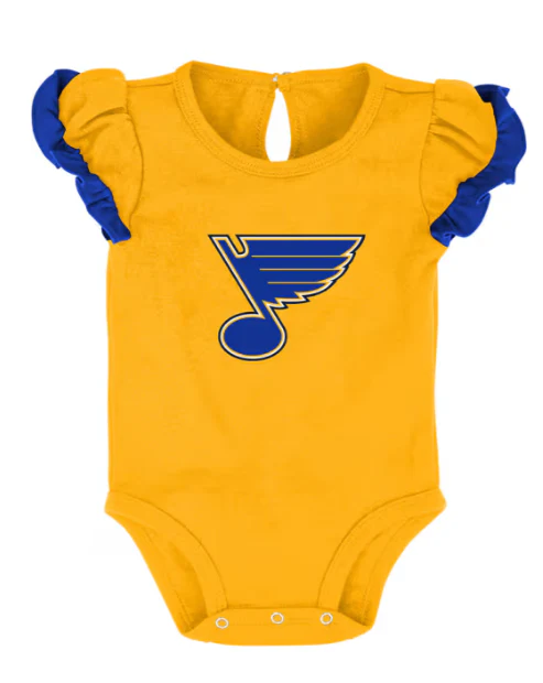 ST. LOUIS BLUES OUTERSTUFF HOCKEY STAR 2PC CREEPER SET - MULTI - Image 3