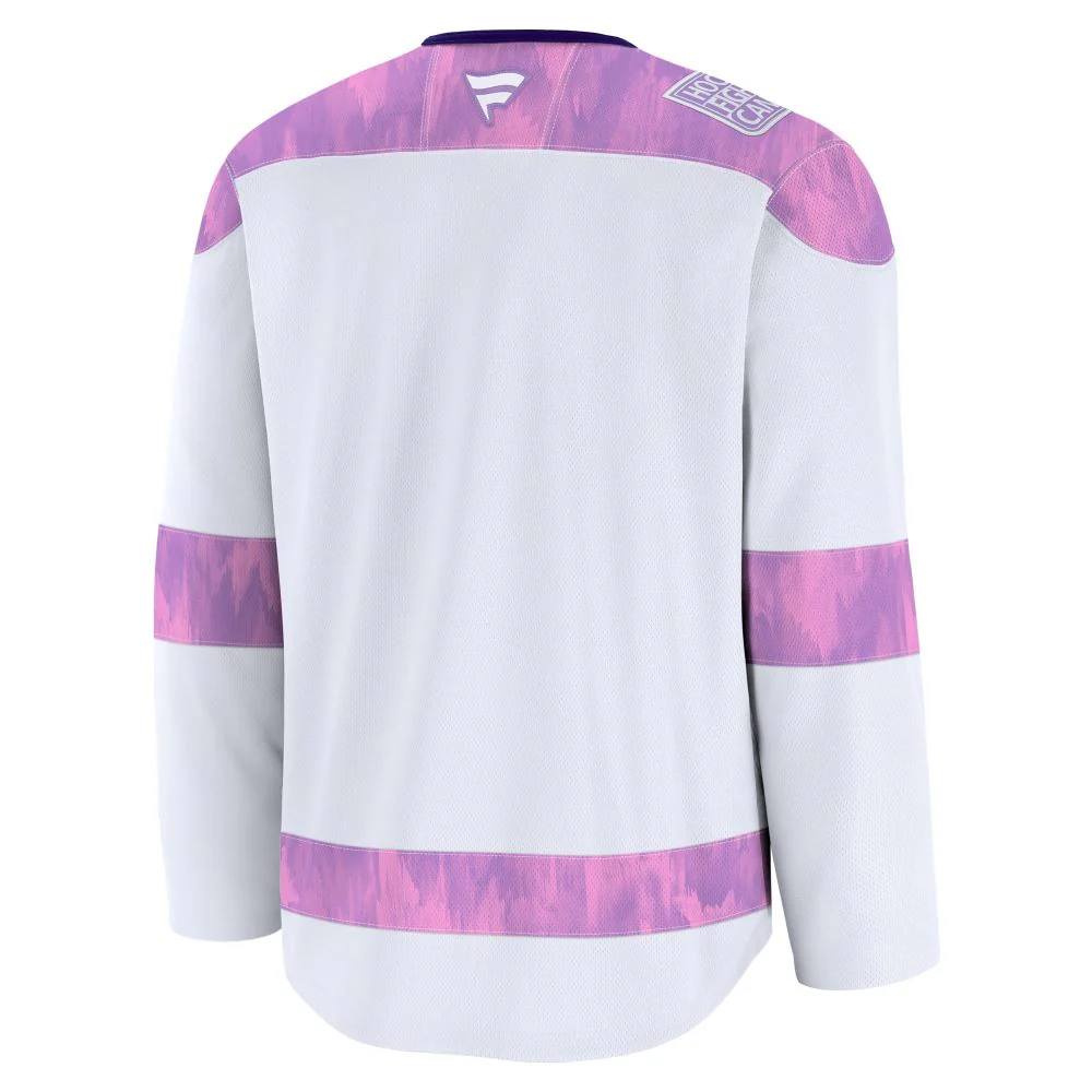 ST. LOUIS BLUES FANATICS 24/25 HOCKEY FIGHTS CANCER BREAKAWAY JERSEY - WHITE - Image 3