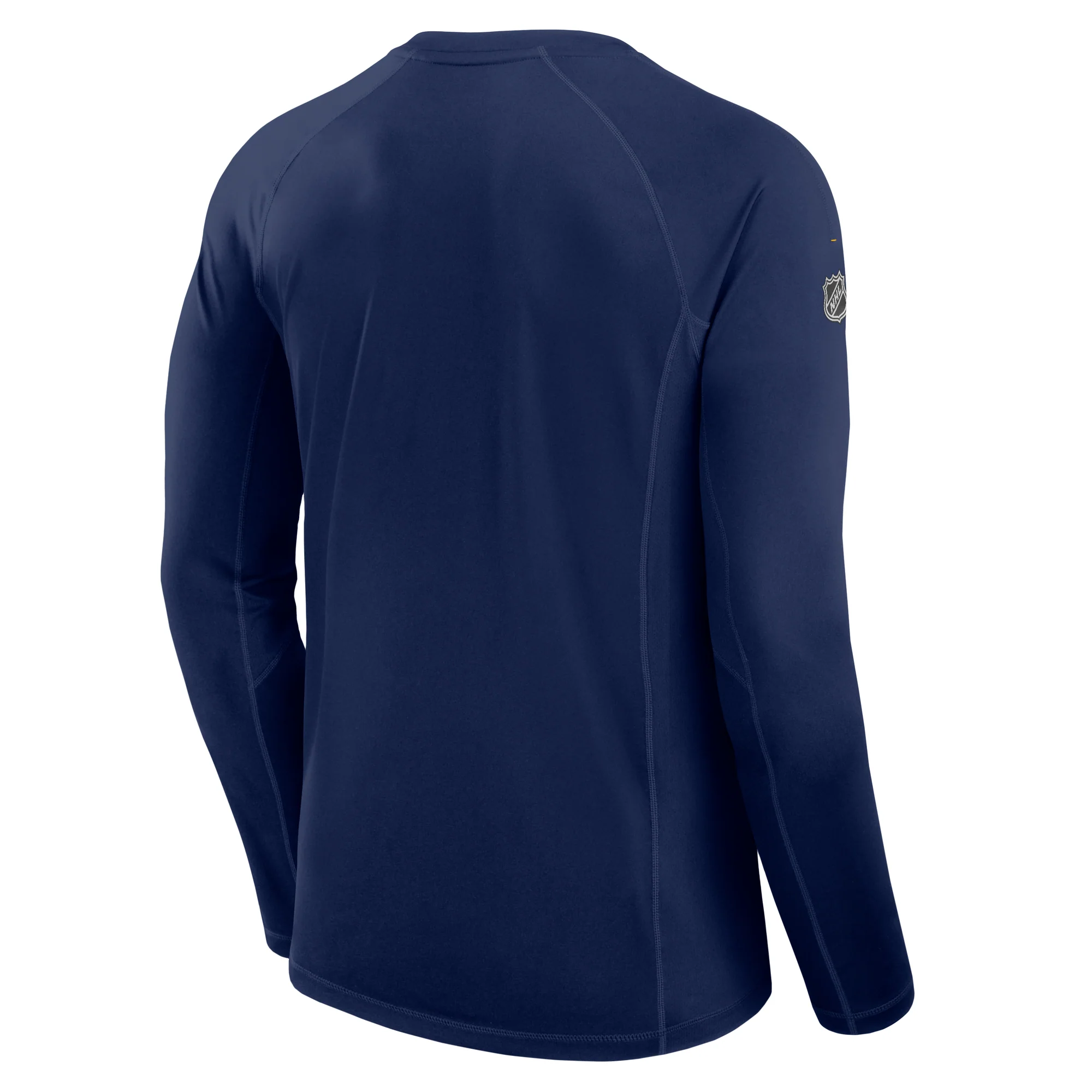 ST. LOUIS BLUES FANATICS LONG SLEEVE PERFORMANCE TEE - NAVY - Image 3