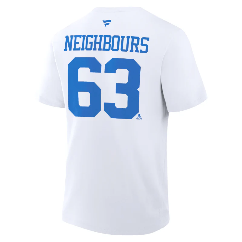 ST. LOUIS BLUES FANATICS NEIGHBOURS NAME AND NUMBER TEE - WHITE - Image 3