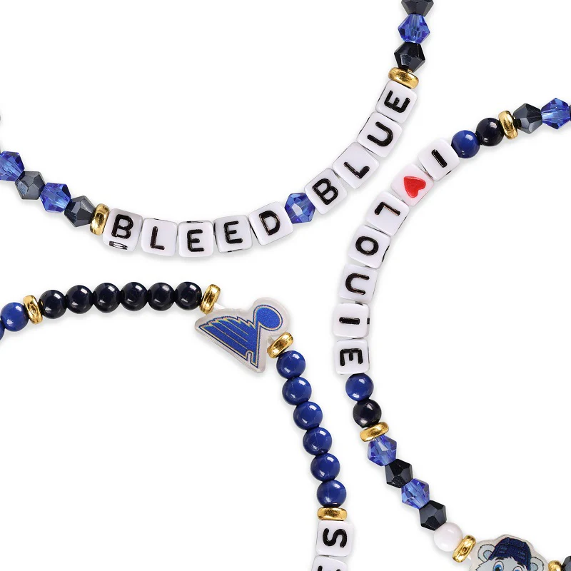 ST. LOUIS BLUES FOCO TEAM FRIENDSHIP BRACELETS - 3-PACK - Image 3