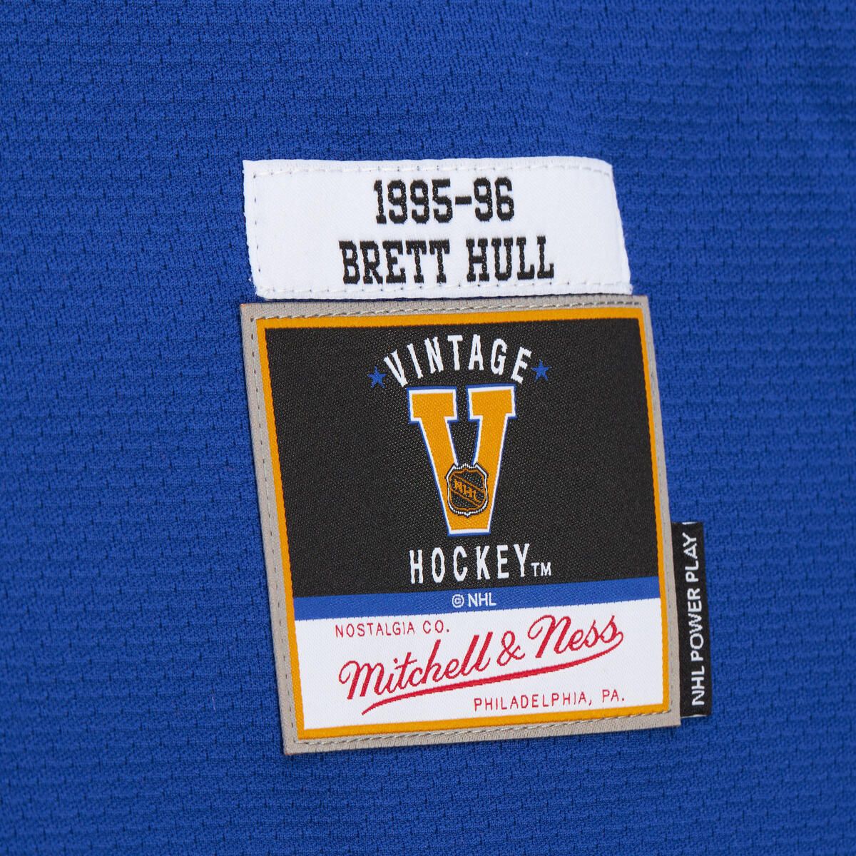 ST. LOUIS BLUES MITCHELL & NESS POWER PLAY HOME JERSEY - HULL #16 - Image 4