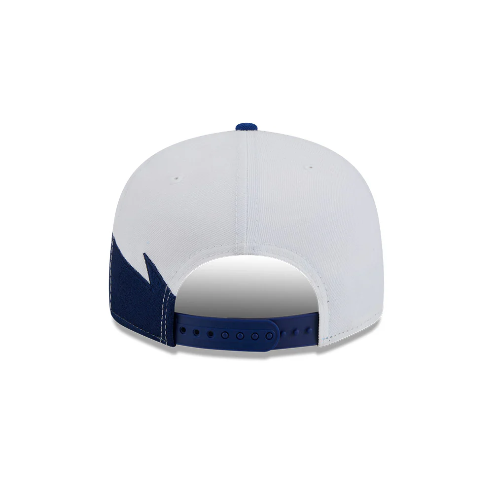 ST. LOUIS BLUES NEW ERA 9FIFTY JAGGED EDGE SNAPBACK - WHITE/ROYAL - Image 4